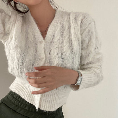 Cozy Chic Cable Knit Cardigan