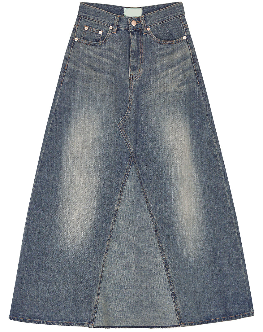 Maxi - Long Denim Skirt